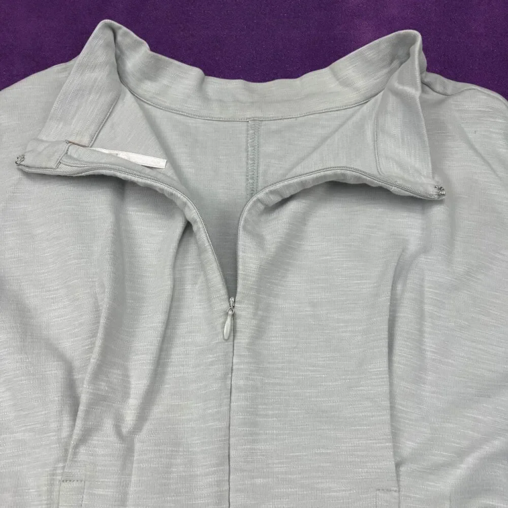 Free People Dress Womens Small Gray Long Sleeve Boho A Line Asymmetrical Grab - Picture 7 of 10